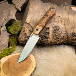 Swift - Black Ash Burl - Orange and black liners - black pins