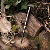 Classic Drop Point Hunter - Desert Ironwood - Black Liners - Brass Pins