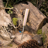 Siren - Jigged Bone - Red liners - mosaic pin.