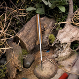 Artemis Trapper - Spalted Maple - Black canvas micarta liners - Black canvas Micarta pins