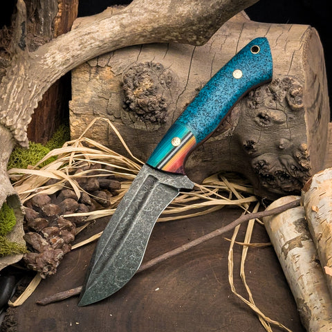 Cerberus - Blue Grip Tech - Mexican blanket bolster - Glow in the dark liners - mosaic pins