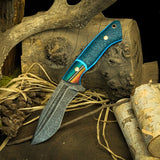 Cerberus - Blue Grip Tech - Mexican blanket bolster - Glow in the dark liners - mosaic pins