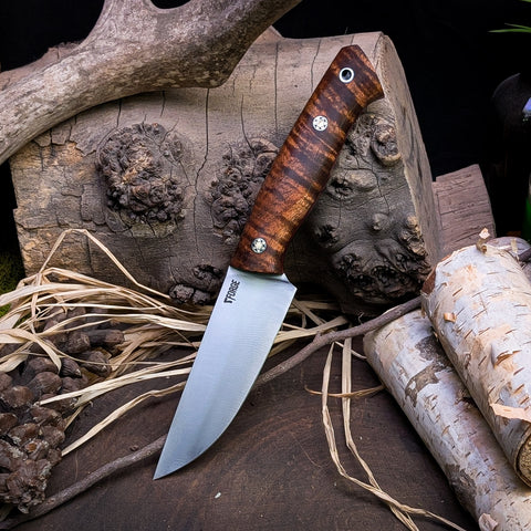 Horizon - Curly Koa - Black over Red Glow Liners - Mosaic pins