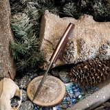 Forged Skinner - Red Maple Richlite - Natural Canvas Liners -Natural Canvas Pins