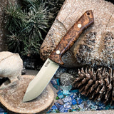 Mini Trapper - Black Ash Burl - Black Canvas Liners - Mosaic Pins