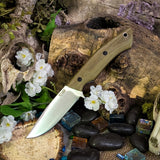 Renegade - Vintage Olive Linen - Black Canvas Liners - Black Pins