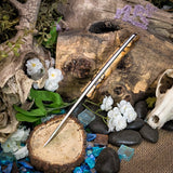 Artemis Huntress -Spalted Hackberry - Black Canvas Liners - Black Pins