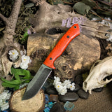 Artemis Trapper - Orange Grip-x - Black Canvas Liners - Black Pins