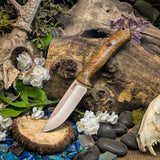 Artemis Huntress- Spalted Red Oak Burl - Black Canvas Liners - Mosaic Pins