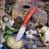 Venator edc - Orange Burlap - Black Canvas Liners - Black Pins