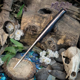 Artemis Hunter - Blue Maple Burl - Natural Canvas Liners - Butterscotch Pins