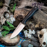 Expedition - Black Canvas Micarta - Denim Liners - Black Pins
