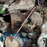 Artemis Ranch Hand - Desert Ironwood - Buckeye Burl Bolster - Black Canvas Liners - Mosaic Pins