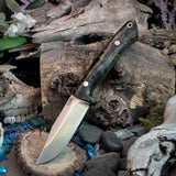Artemis Ranch Hand - Green Maple Burl - Green and Black Canvas Liners - Mosaic Pins