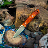 Streamline - Orange Maple Burl - Black Canvas Liners - Mosaic Pins
