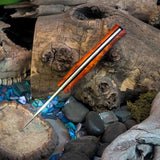Streamline - Orange Maple Burl - Black Canvas Liners - Mosaic Pins