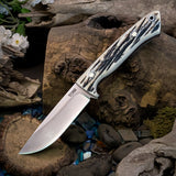 Artemis Hunter - Jigged Bone - Red and Black Canvas Liners - Mosaic Pins