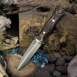 Prototype Barracuda - Black Oak - Natural Canvas Liners - Brass Pins