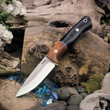 Expedition - Black Richlite - Vintage Canvas Bolster - Blue Liners - Mosaic Pins