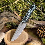 ATK Ranger - Tiffany Blue Marbled G10 -Black Liners -Black Pins