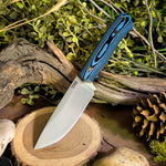 Ranger - Saylorville Richlite - Natural Canvas Micarta Liners - Mosaic Pins