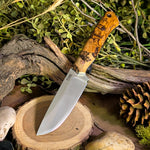 Ranger - Spalted Hackberry - Blue Liners - Mosaic Pins