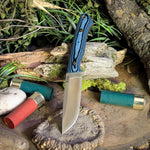 ARTEMIS EDC - Saylorville Richlite - Natural Canvas Micarta Liners - Mosaic Pins
