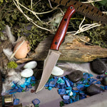 Kingfisher - Kali Burlap - Black canvas micarta liners - Black Pins