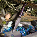 Kingfisher - Stacked Leather - Black Liners - Mosaic Pins