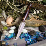 Kingfisher - Desert Ironwood - Red Liners - Brass Pins