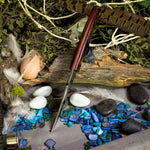 Kingfisher - Desert Ironwood - Red Liners - Brass Pins