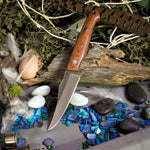 Kingfisher - Natural Canvas Micarta - Aluminum Pins