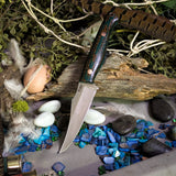 Kingfisher - Druid Burlap - Green liners - Mosaic pins