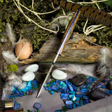 Kingfisher - Spalted Tamarind - Blue Liners - Mosaic Pins