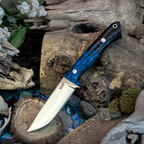 Artemis Hunter - Blue and Black Voodoo Resin - Black Canvas Liners - Aluminum Pins