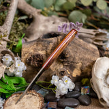 Praxis hunter - cocobolo - red liners - stainless mosaic pins