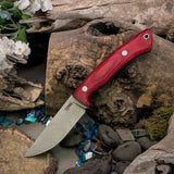 High Prairie Hunter - Firedog Canvas Micarta - Black Canvas Liners - Aluminum Pins