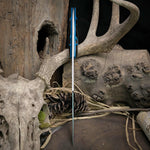 Tiamat - Carbon Fiber and Mammoth Tusk - Blue Glow in the Dark Liners - Mosaic pins