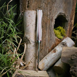 Classic Drop Point Hunter - stag - red liners - mosaic pins