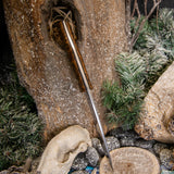 Custom Forged Fighter - Black Ash Burl - Black Canvas Liners - Mosaic Pins