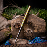 Forged Skinner - Curly Mango - Orange Glow in the Dark Liners - Brass Pins