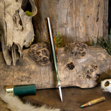 Mini Trapper - Black Ash Burl - Thick Black Canvas Liners - Black Pins