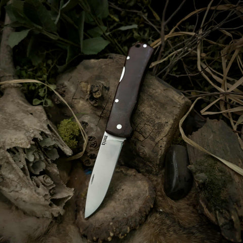 Locke - super vintage Micarta - Black Liners