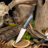 Swift - Denim Linen Micarta - Thick Natural Canvas Liners - butterscotch pins