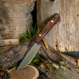 Custom Forged Horizon - Desert Ironwood - Red liners - Brass Pins