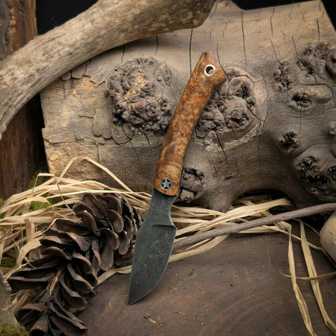 Siren - Black Ash Burl - Black Liner - Star Pin