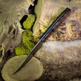 chupacabra - curly spalted koa blue glow