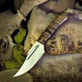 chupacabra - curly spalted koa blue glow