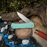 Locke - Tiffany blue/ black canvas