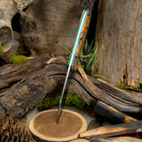 Bobcat - Spalted Tamarind - Turquoise G10 - Black Pins